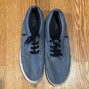 Polo by Ralph Lauren Men's Denim Blue Sneakers